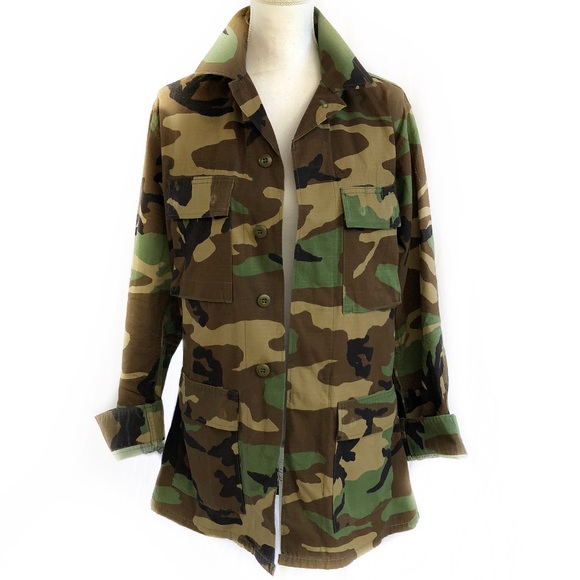 Vintage Jackets & Blazers - Vintage Oversized Camo Jacket